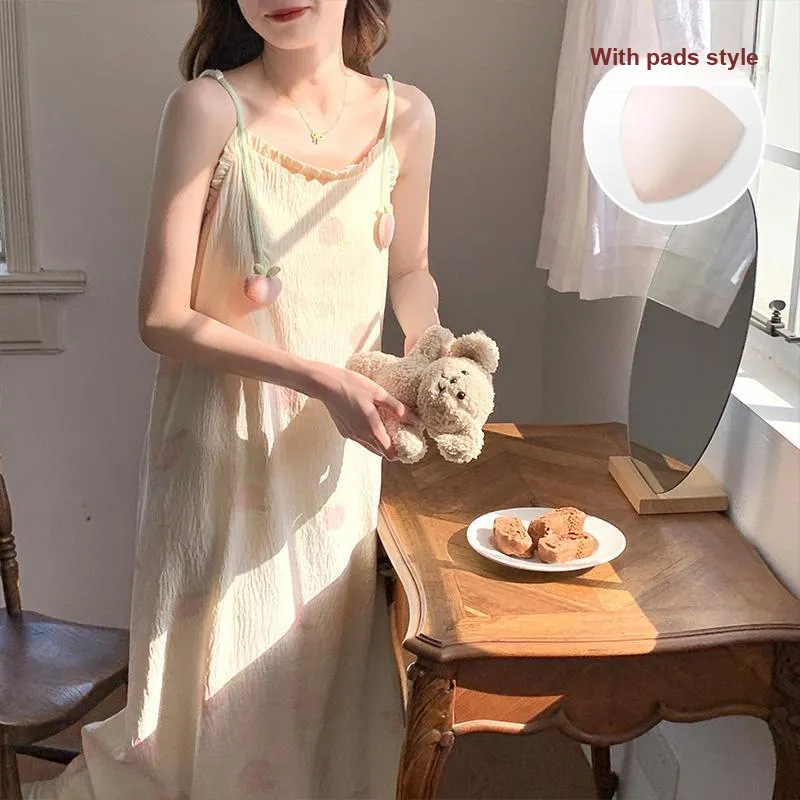 Ta Yan Nightgown Women's Apricot-3