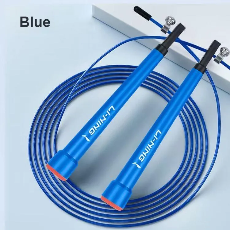 LiNing Professional Racing Non Countable Jump Ropes Adults Steel Wire+PVC Rope+PP Controller Cord Length 3m-2