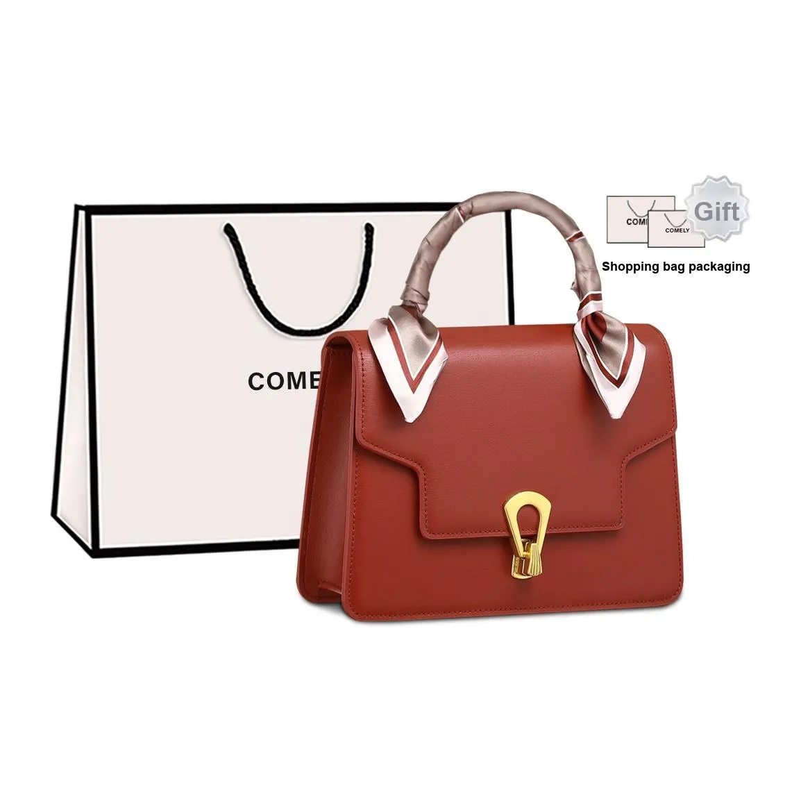 COMELY Коровья кожа с синтетической кожей Невеста Сумка Сумка для свадьбы Сумка через плечо Сумка обычная Женская