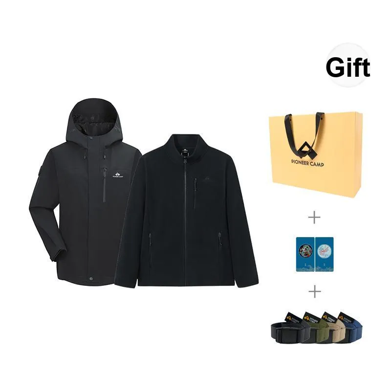 PIONEER CAMP Waterproof, Windproof, Breathable, Water Repellent, Abrasion Resistant, Thermal Windbreaker Jacket Women's-24