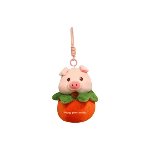 LELEYU Милый Хурма Свинка Украшение Плюшевый Брелок 18 см Высота