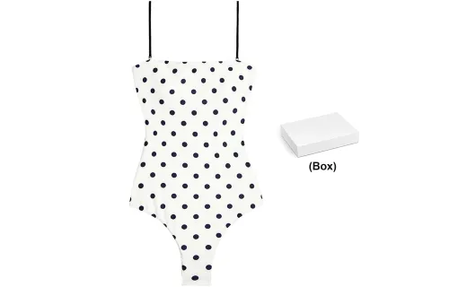 Visual Mood One-Piece Swimsuits Women's White