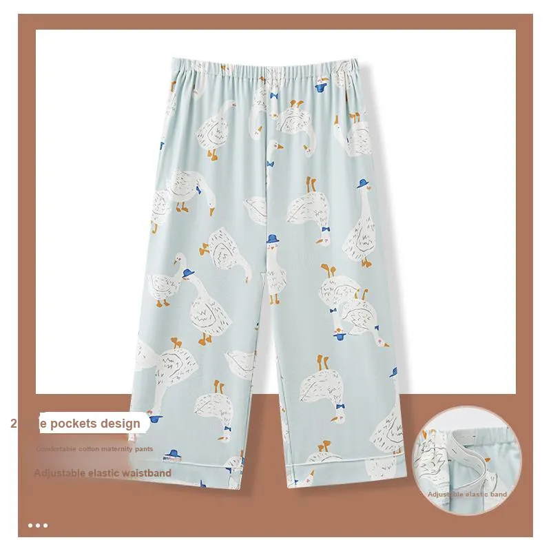 MADALLO Pajama Pants Women's Light Blue-1