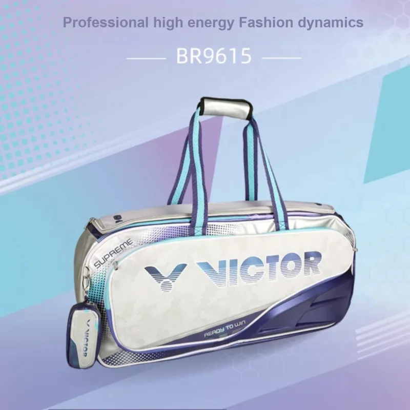 VICTOR Badminton Racket Bags 6 Pcs Crossbody Bag Lunar Rock Gray/Future Nightfall Unisex-3