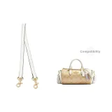 Coach Pen Holder Bag with Milk Tea Shoulder Strap 65cm