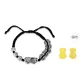 Sterling Silver Five Emperors' Coins Chinese Auspicious Animal Bracelet