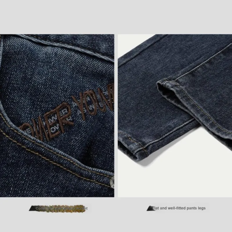 HLA Jeans Men Blue Gray Denim Gradient Medium 6C-4