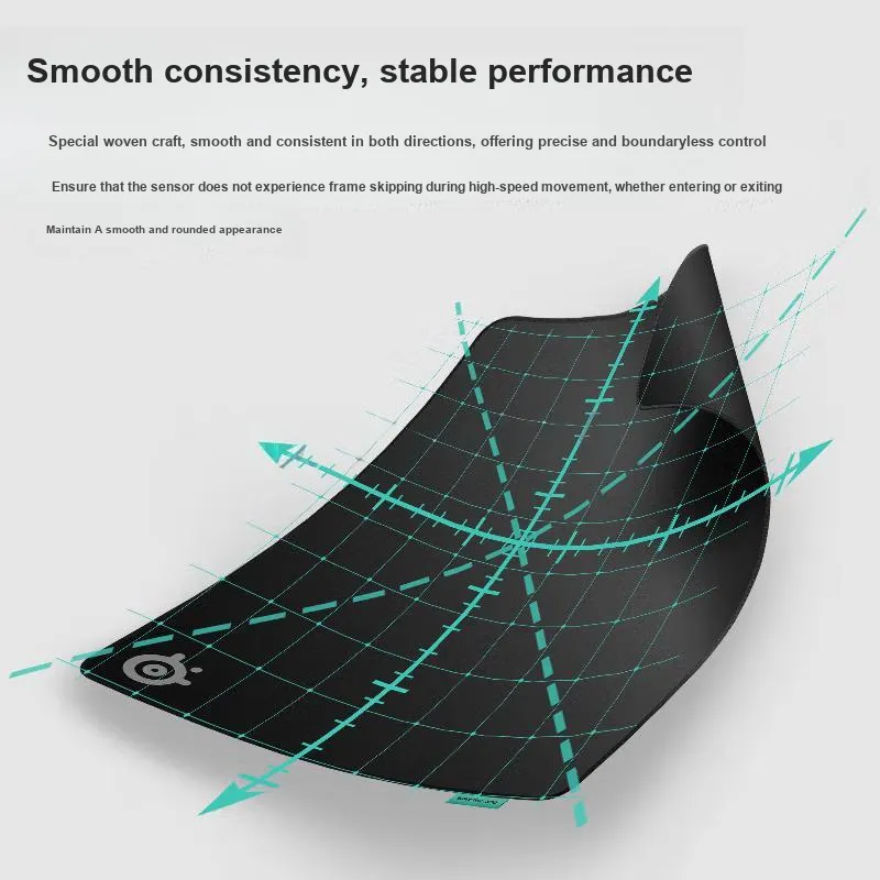SteelSeries QCK Pro Thickened Blend Slip Resistant Neoprene Bottom Side Mouse Pads-7