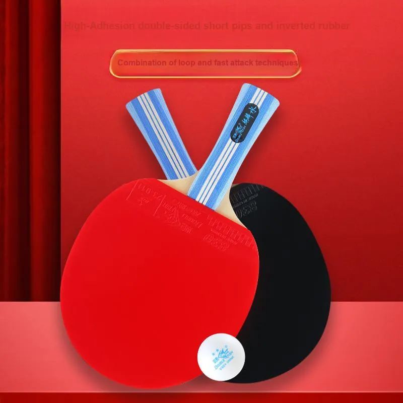 DOUBLEFISH Ping Pong Paddles Unisex All Wood-4