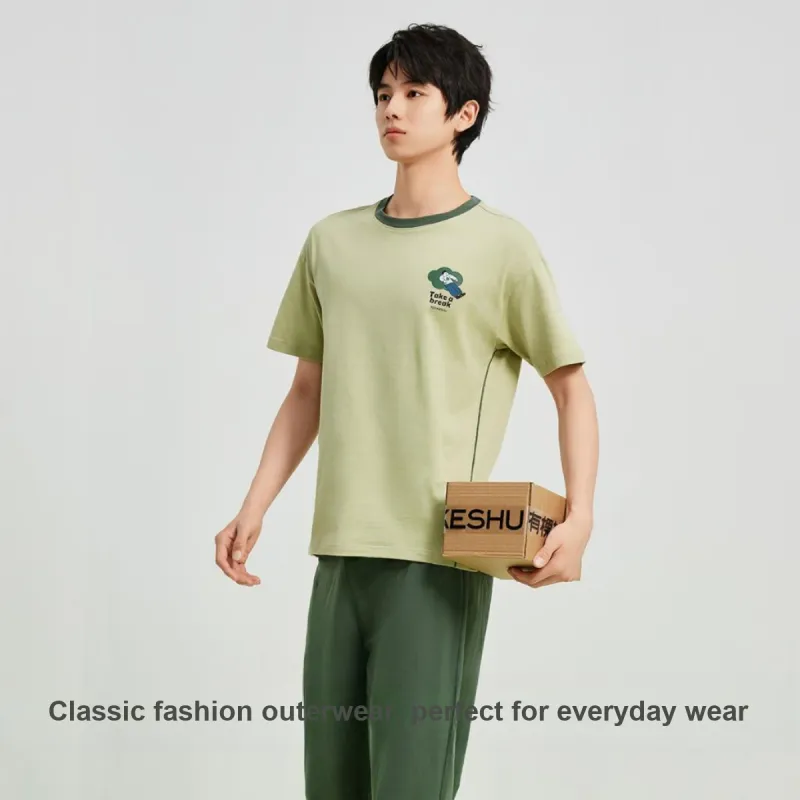 YOUKESHU Pajama Set Men's Shopping Bag-1