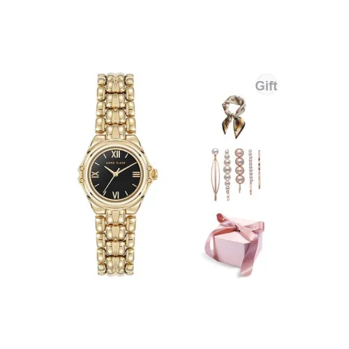 ANNE KLEIN Часы Кварцевый механизм Сплав Ремешок 27,5mm *35,5mm Черный циферблат Женские часы