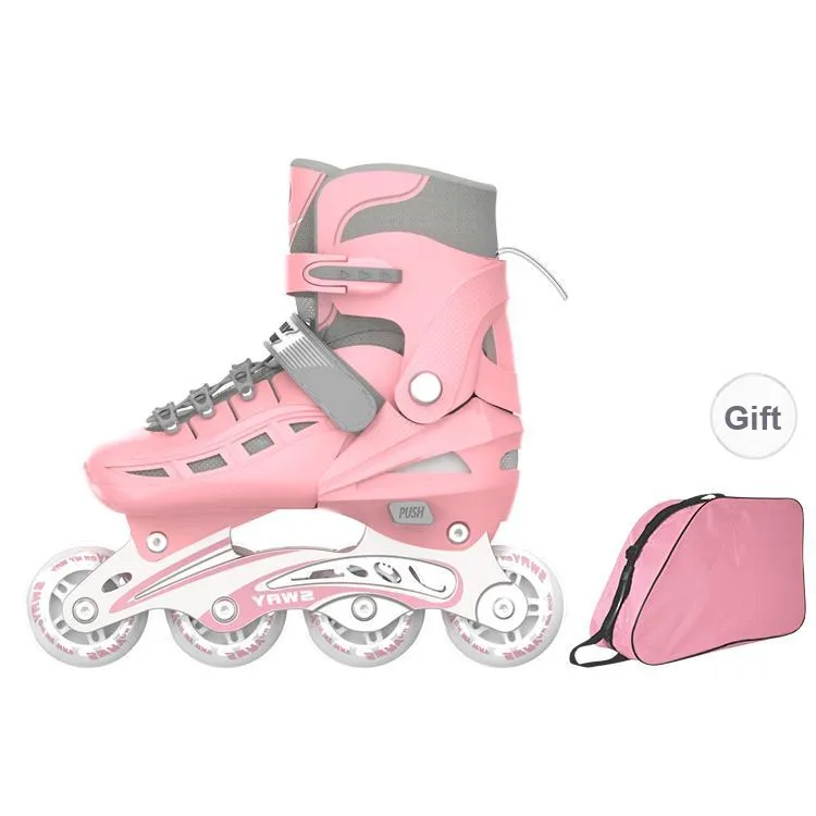 Sway Inline Skates Cherry Blossom Pink/White Green/Black Warrior-2