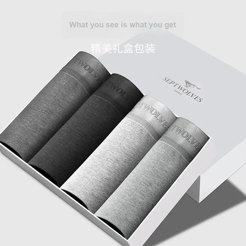 SEPTWOLVES Underwear Gift Box Men's 4 Piece Gift Box Sets-19
