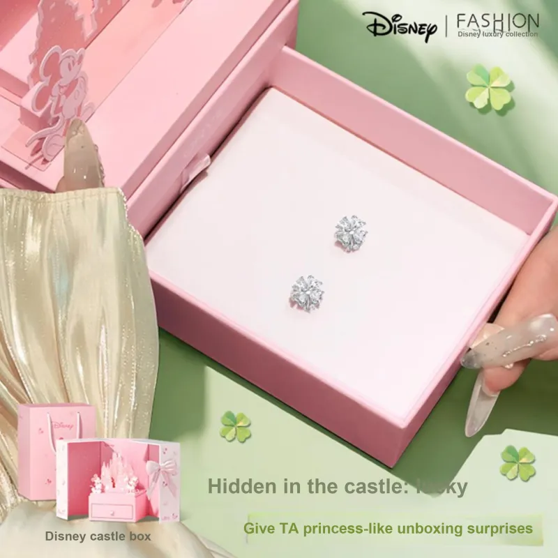 Disney Spring S925 Silver Stud Earrings Women's-2