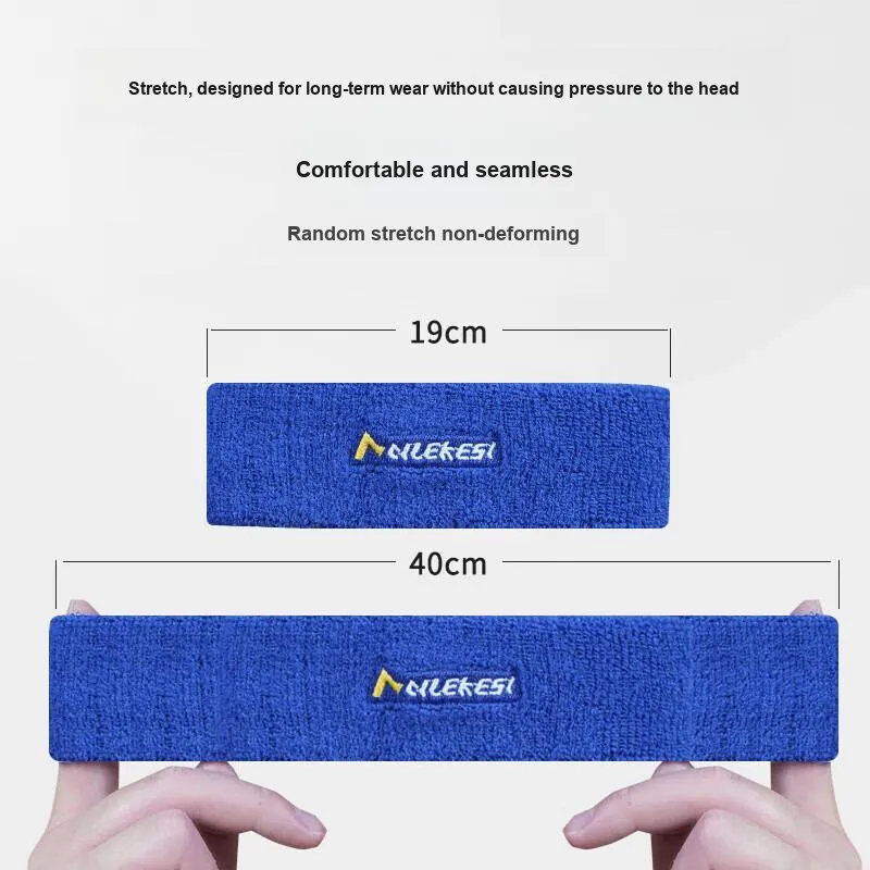 NAILEKESI Sweatbands Elastic Basketball, Badminton, Running, Fitness Unisex-10