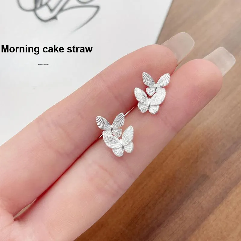 CENTURY&KINDLE S925 Silver Stud Earrings Women's-7