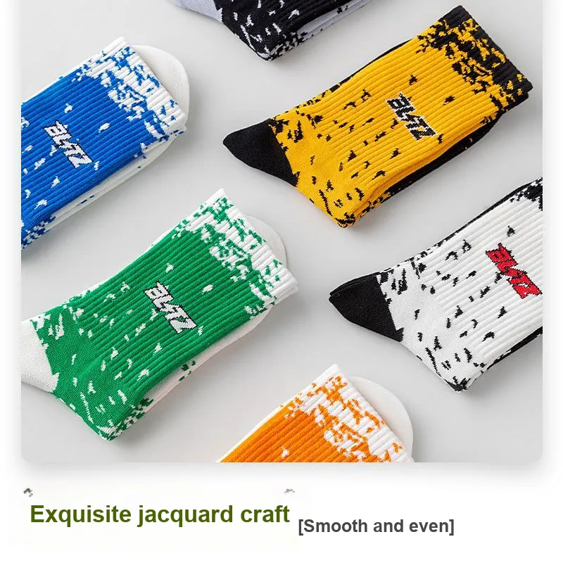 Cotton Gene Mid Calf Socks Men's 4 Pack-15