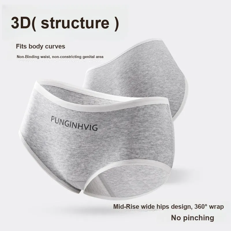 PLANDOO Underpants Women's 3 Pack-7