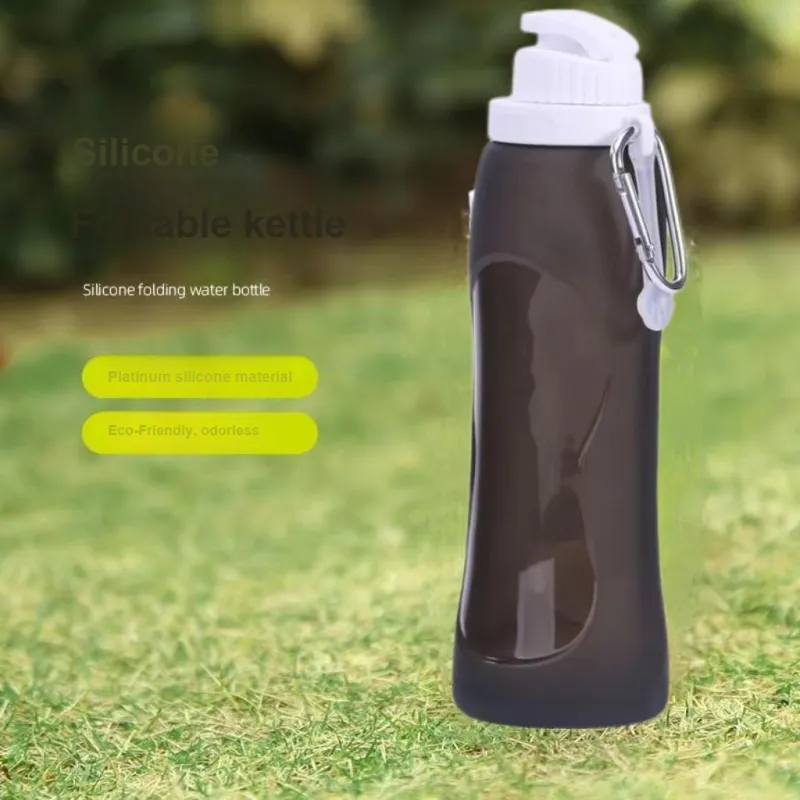 TANLU Outdoor Water Equipment Outdoor Water Bottle 320ml 500mL Camping And Barbecue Silicone-8