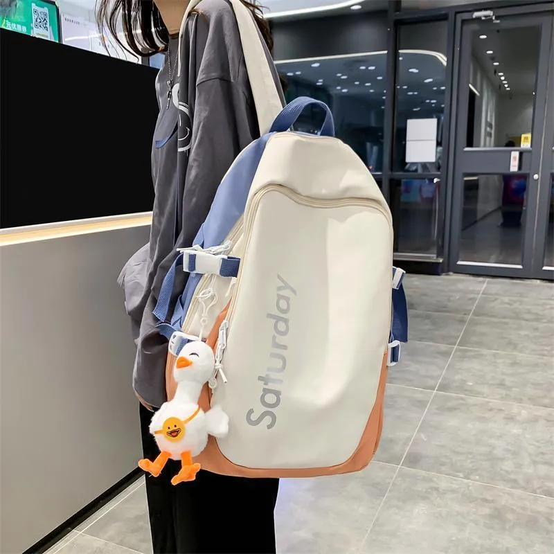SURELAPTOP Nylon Backpack Unisex Multicolor-10