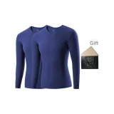 2 Pack Top (Sapphire Blue+Sapphire Blue) Dralon Thermal/Antibacterial Soft