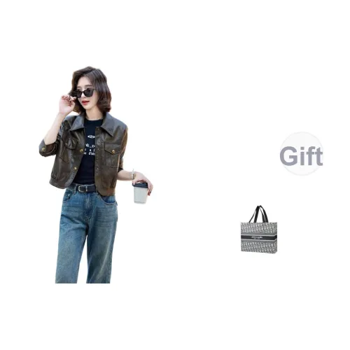 PIERRE CARDIN Кожа Куртка Женская