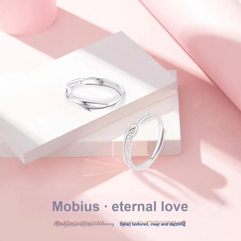 NUSQ Sterling Silver Rings Unisex-2