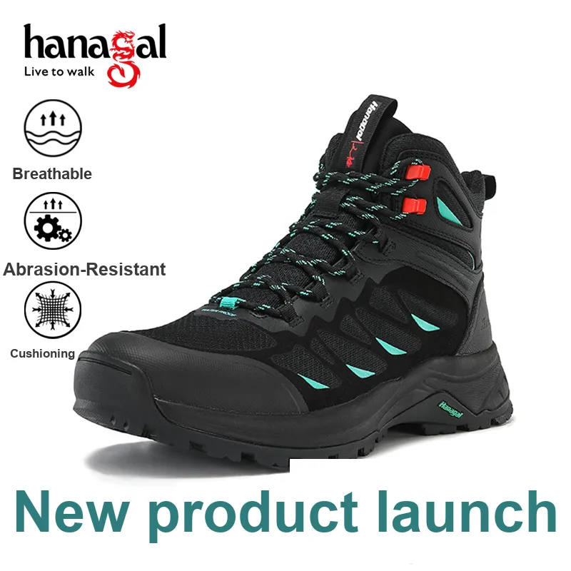Hungo Outdoor Shoes Unisex High Top Turquoise-1