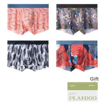 PLANDOO Underpants Men's 4 Pack