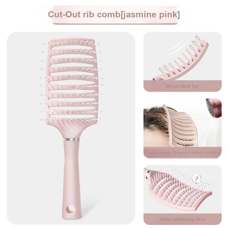 Future Maple Macaron Rib Comb Hairdressing-3