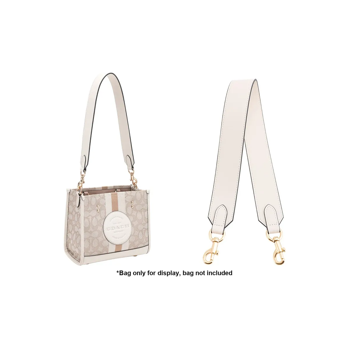 Luxury Care Artisan Workshop Искусственная кожа Сумка Ремень Женские Экрю