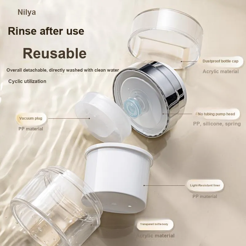 NILIYA Vacuum Push Button Dosing Empty Bottle-6