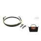 Gray Silver-Tone Buckle Shoulder Strap (Includes No-Hole Required Buckle) F023-01/F034-01