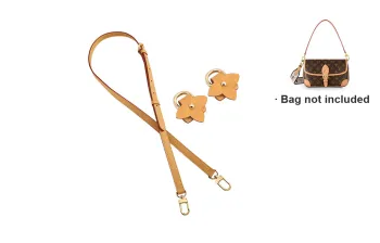 Ingenuity Handmade Cowhide Leather Material Bag Shoulder Strap Women's Beeswax Color