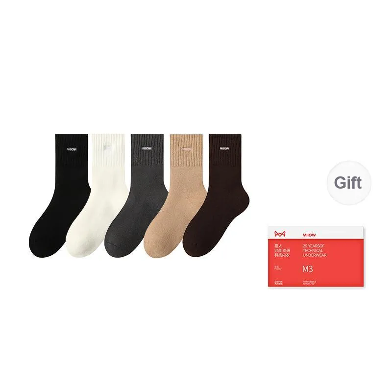 MIIOW Trend Party Series Mid Calf Socks Men's Shopping Bag Combo Set-14