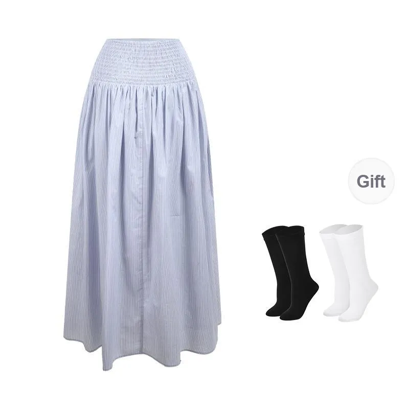 BSEVENI Casual Long Skirt Women's-1
