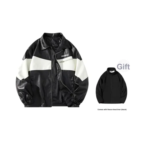 CSKS Унисекс Кожаные Куртки