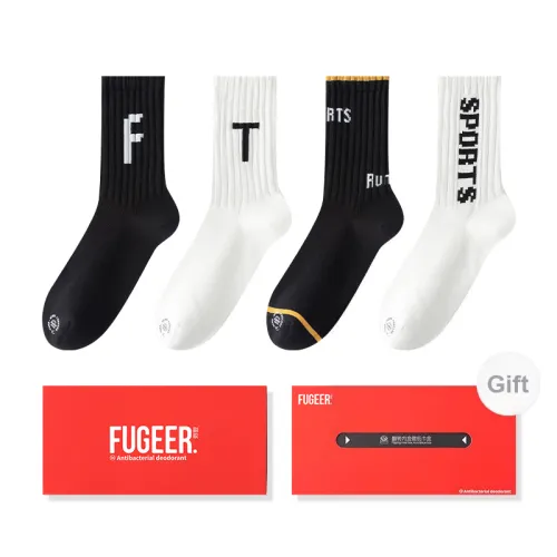 FUGEER Men Knee-high Socks