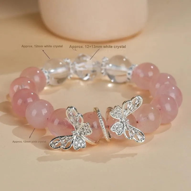 PUENTE White Crystal Bracelets Women's-3