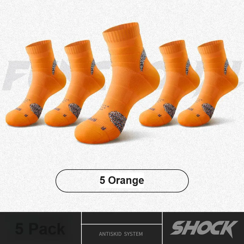 ROBINHOOD Basketball Socks Men's 5 Pack-11
