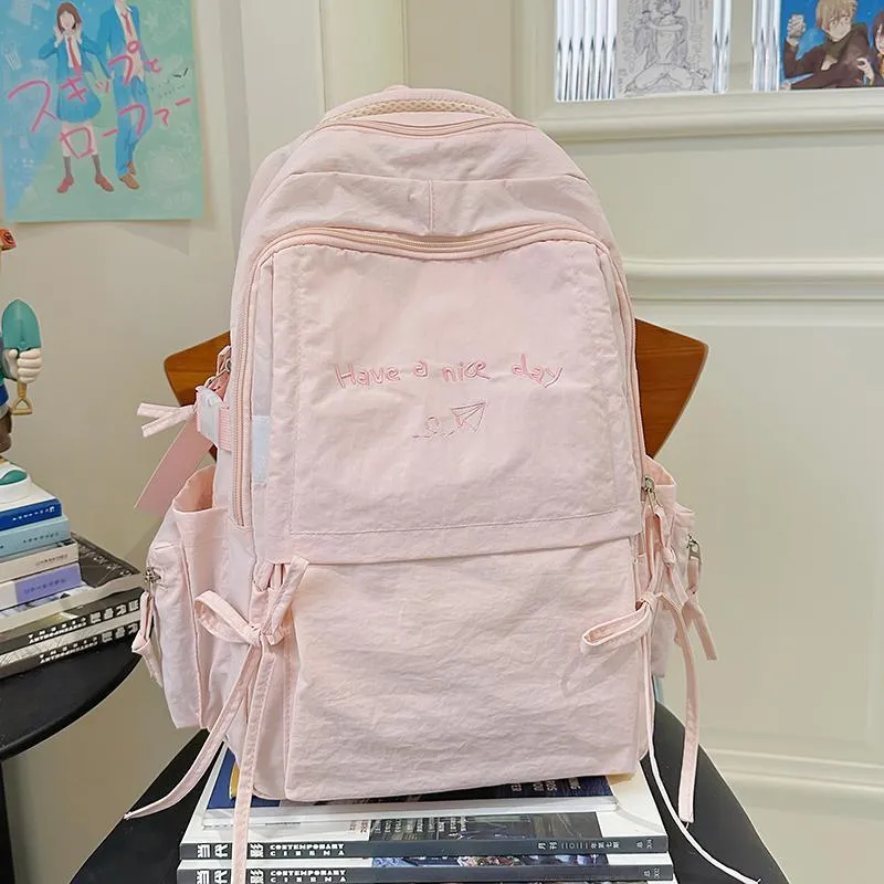 Parker Bear Nylon Backpack Regular Unisex Multicolor-25
