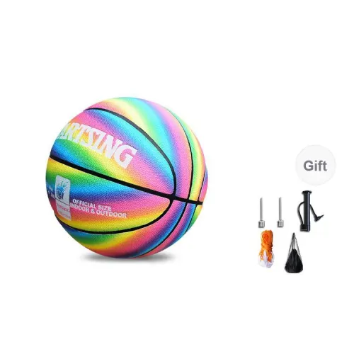 VARTSING PU Basketball Rainbow Individual 7/6/5/4 Size Training Unisex