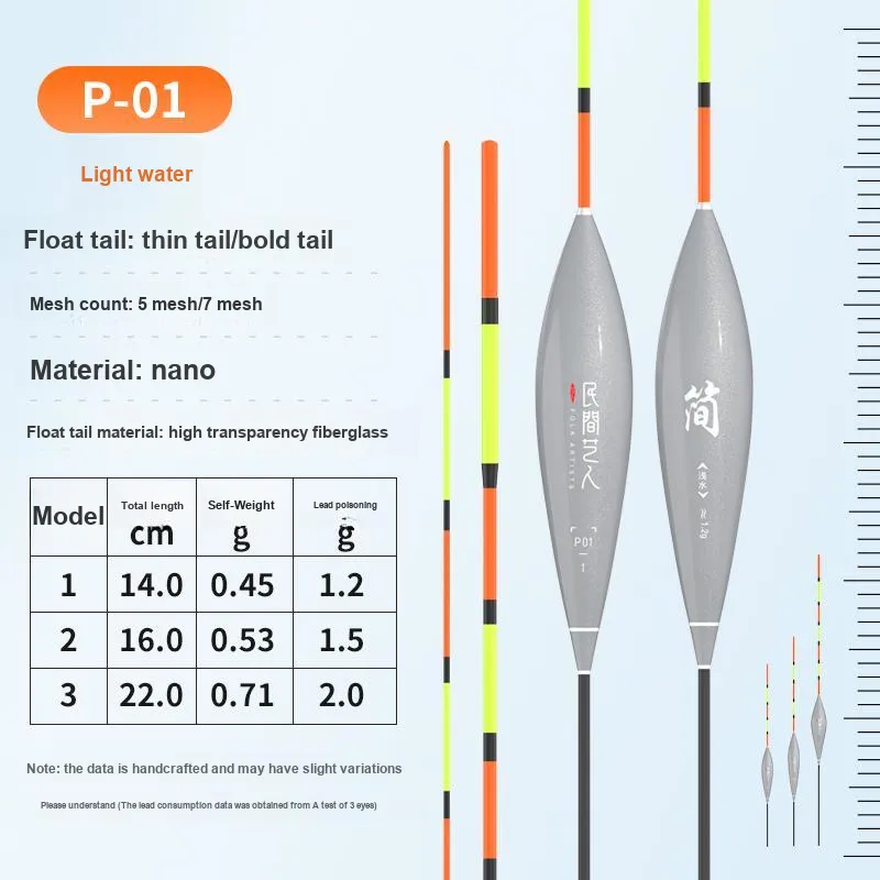 Folk Artists Floats Fishing Nano Vertical Floating-2