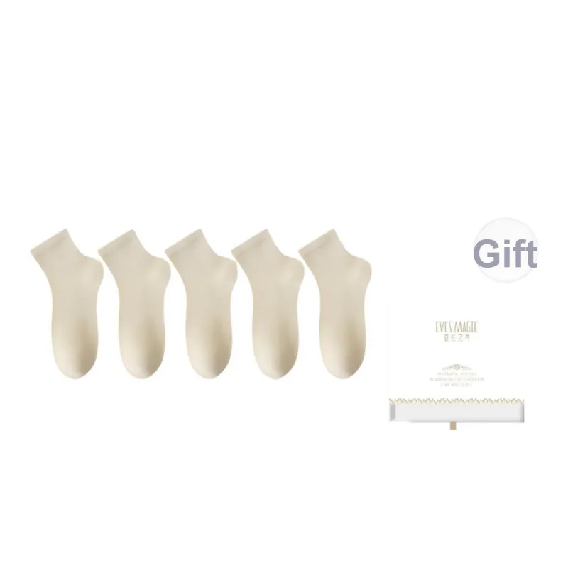 XIA.WA.ZHI.XIU Ankle Socks Women's Box 5 Pack-18