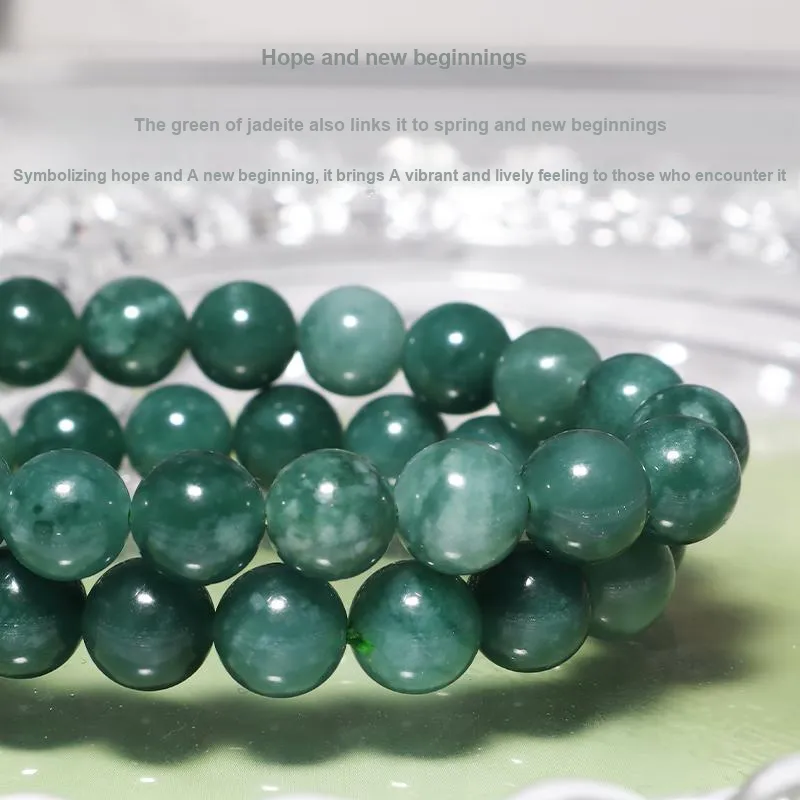ILolu Glutinous Jade Jadeite Bracelets Unisex-2