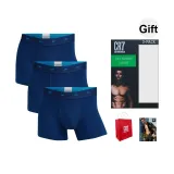 3 Pack (Navy Blue+Box Included)