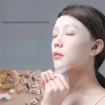 YUELEJI Tencel Compressed Facial Mask With Mulberry Silk Extra Thin Hydrating