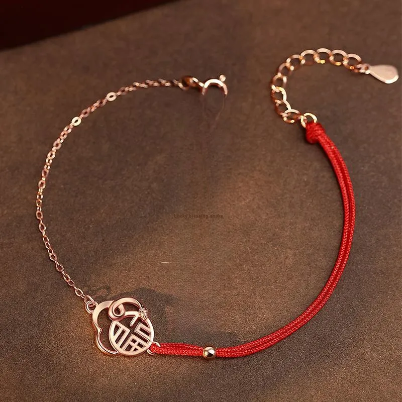 Old Fu Gold S925 Silver Bracelets Women's-1