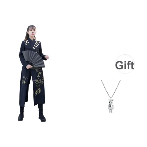 TUCANO Черный Одежда+Ремень+Брюки Унисекс Костюмы в стиле Тан