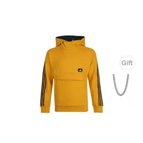 Adidas Sweatshirts Unisex Gold With Necklace Included